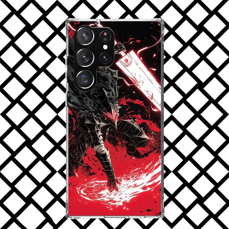 G-Guts B-Berserks Anime Phone Case for Samsung Galaxy S26 S25 Edge S24 S23 Ultra S22 Plus S21 FE S20 + Soft Cover Print Fundas G