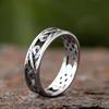 Vintage Keltisches Knotenmuster Edelstahl Wikinger Ringe Mode Durchbruch Nordischer Ring Für Männer Biker Amulett Schmuck Geschenk