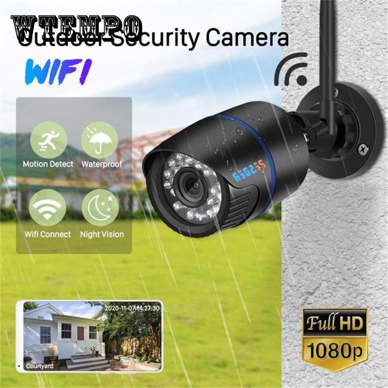 

HD 1080p 720p Wi-Fi IP-камера безопасности Открытый водонепроницаемый детектор движения ИК-наблюдение ночного видения Беспроводная IP-камера Поддержка записи TF-карты