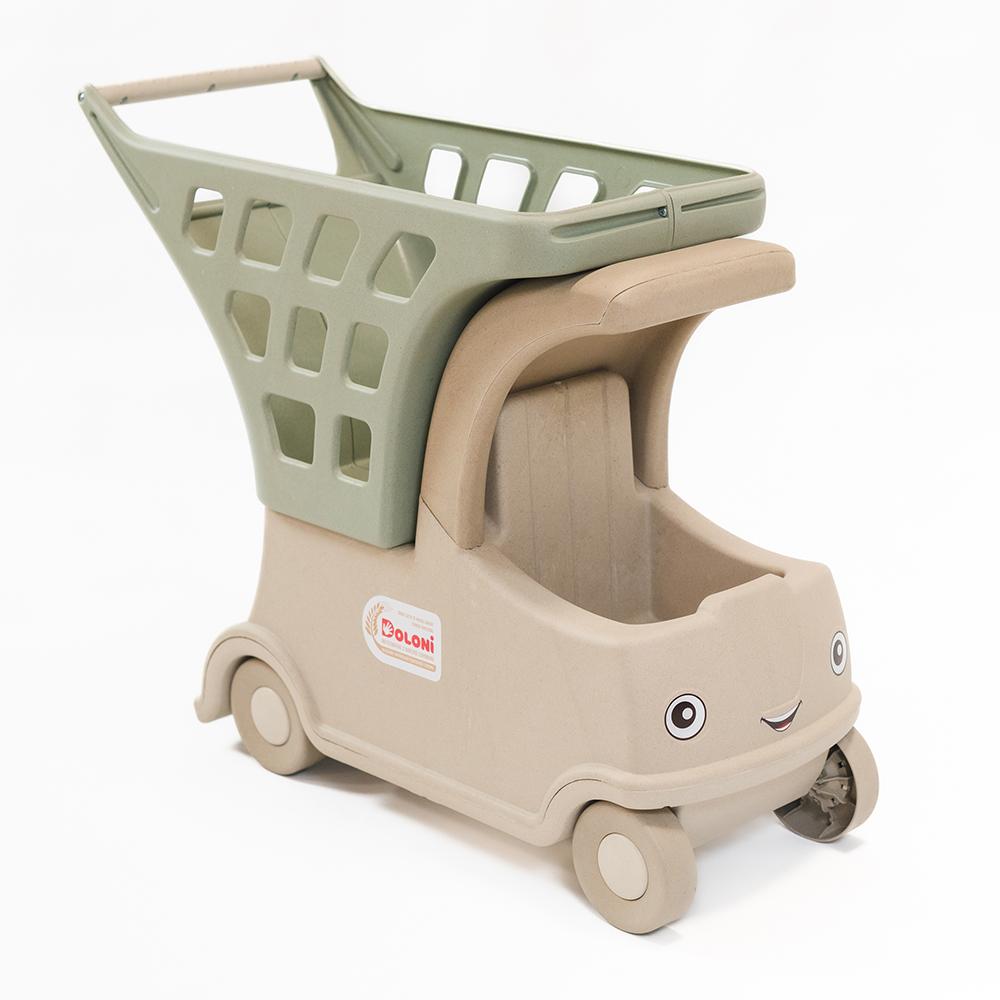 Pram Beige and mint Eco-plastic