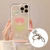 Elegant Keychain with Bowknot Pendant Phone Charm Simple Phone Lanyard Wrist Strap Hanging Keyring for Phone Case Bag