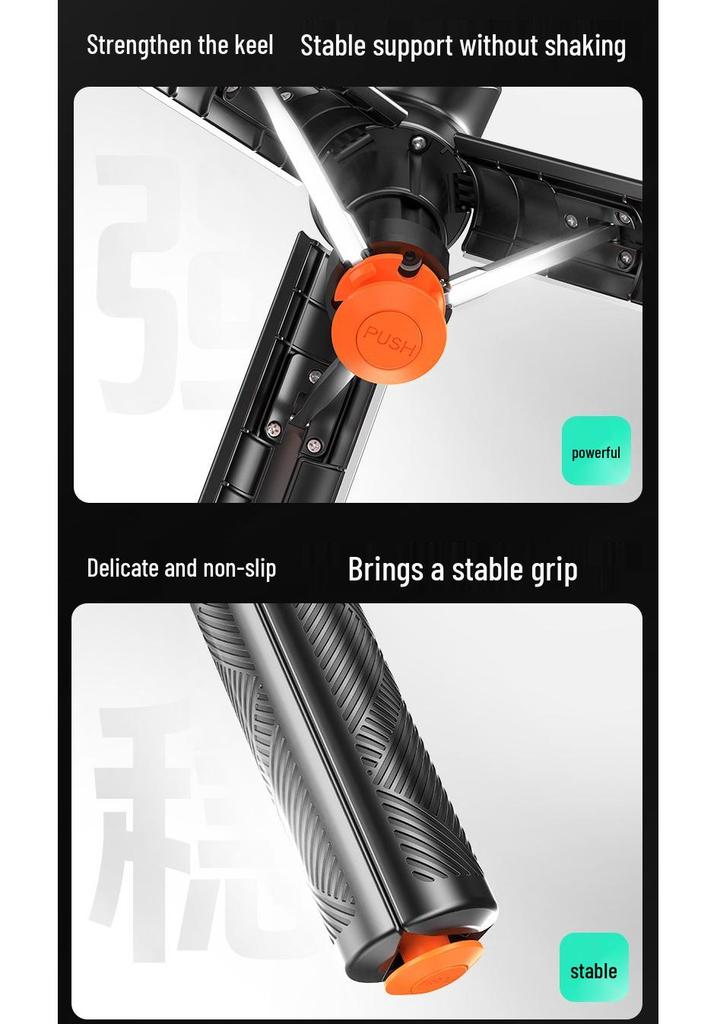 Compact Touch-Activated Selfie Stick & Tripod – Portable Travel Essential