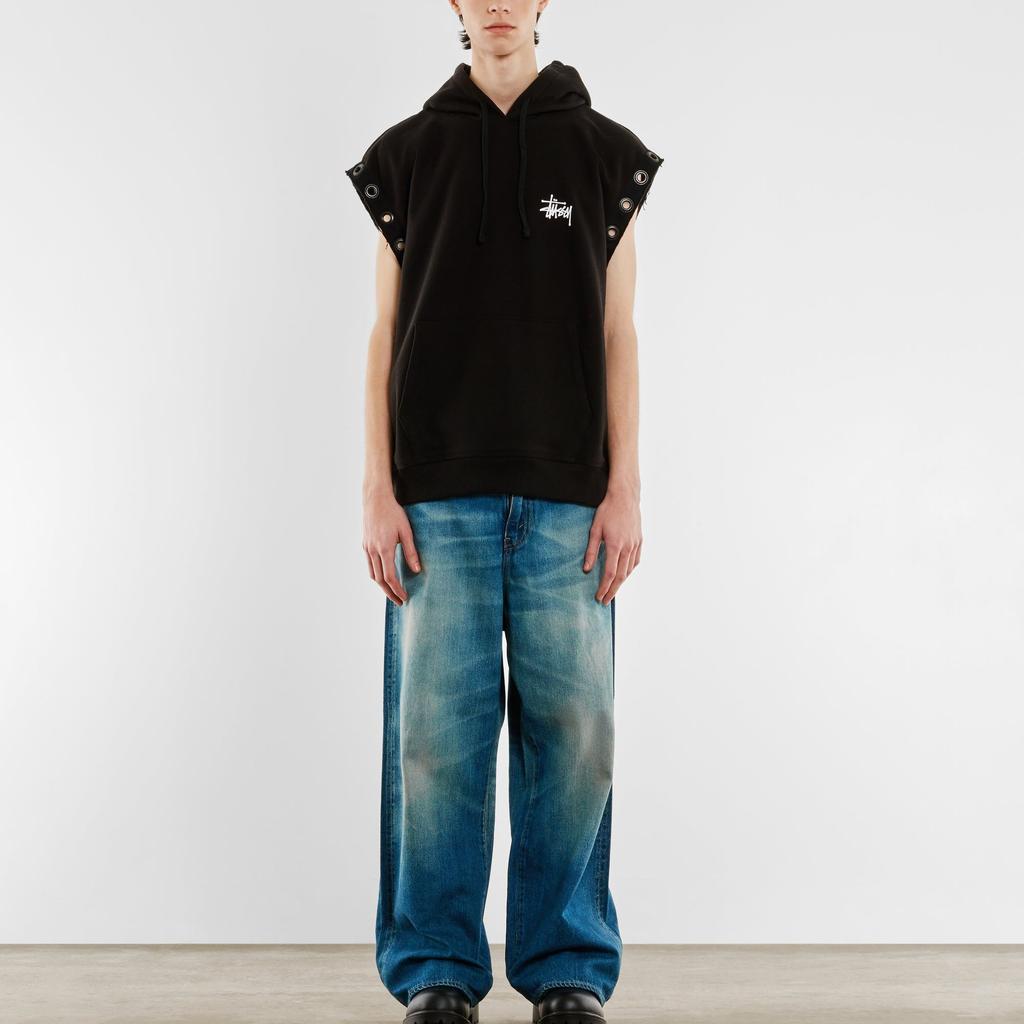 Junya Watanabe x Stussy Hooded Vest Black Men Tops WM-T909-100-1