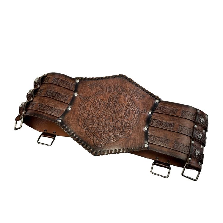 Renassance Medieval Buckle Belt Norse Cosplay Belt Halloween Men Costume