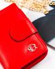 Women's Leather Wallet R-DLL2-NCD-2718 Red