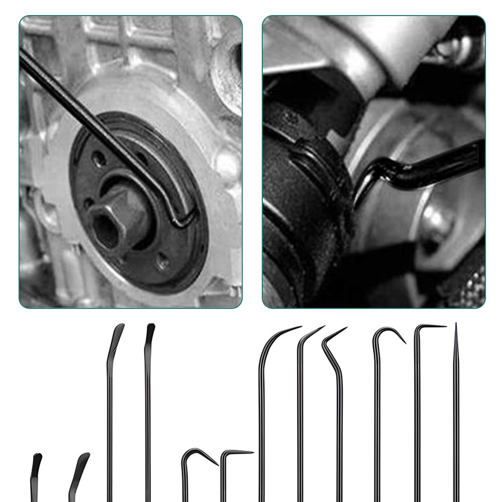 12Pieces Precision Car Oil Seal Screwdriver Set O-Ring Gasket Puller Removal Tool Pick Hook Durable Tool