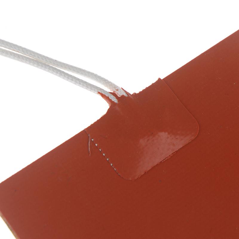 300W 220V 10X15Cm Engine Oil Tank Silicone Heater Pad Rubber Heating Mat Warming