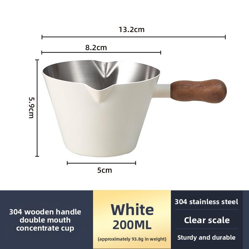 304 Stainless Steel Coffee Frother Pitcher Espresso Cup Coffee Utensil Food-grade Extraction Cup