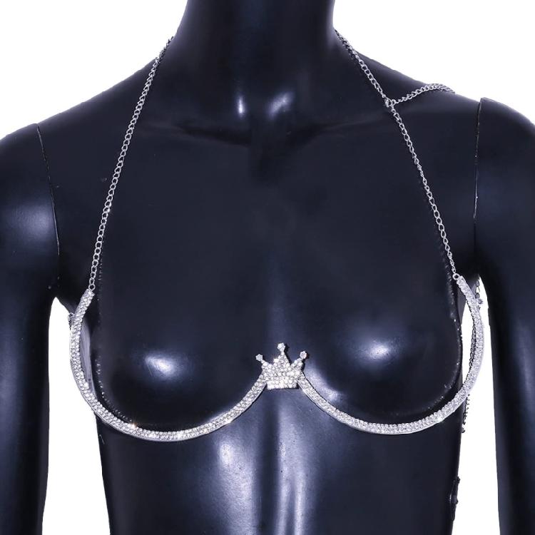 Chest Bracket Bra Chain Body Jewelry Bikini Crystal Body Chain Rhinestone Bra