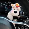 Car Accessory Used For Car Gear Shift Decoration Cute Turn Signal West Highland Dog Wiper Dolls Rearview Mirror Ornament Gift