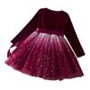 Mädchen Tüllkleid - Farbverlauf Prinzessin Partykleid