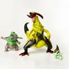 3 Stück Anime Pokemon Figuren Haxorus Actionfiguren PVC Sammlermodell Spielzeug Statue Schreibtisch Geburtstagsgeschenke