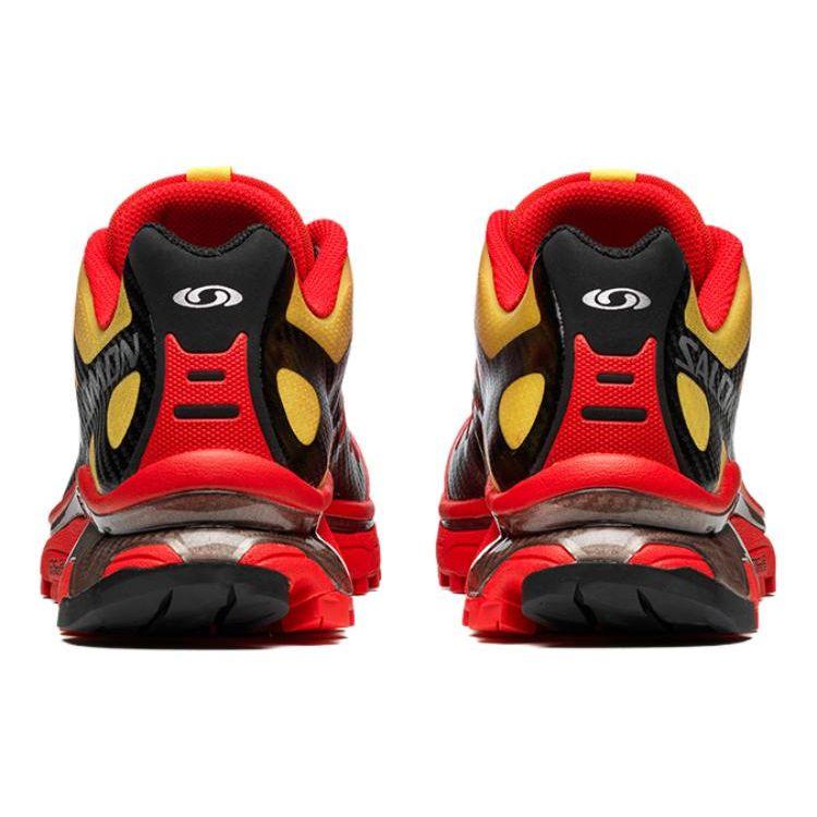 SALOMON XT-4 OG Mesh Versatile Shock Absorbing Breathable Balanced Lightweight Low Top Outdoor Functional Shoes Unisex Shoes Fire-Red 470242
