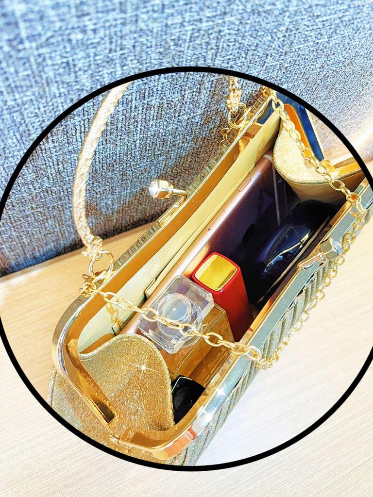 Strass Quaste Umhängetasche Abendtasche - Damen Clutch Handtasche