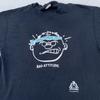 Vintage Bad Attitude Shirt Herren M/L Schwarz Cartoon Grafik College USA 90er