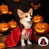 Halloween Pet Capes Costume with Bat Regulable Vampires Cloaks for Kittens Dog Cats Cosplay Party Holiday Decoration B03E