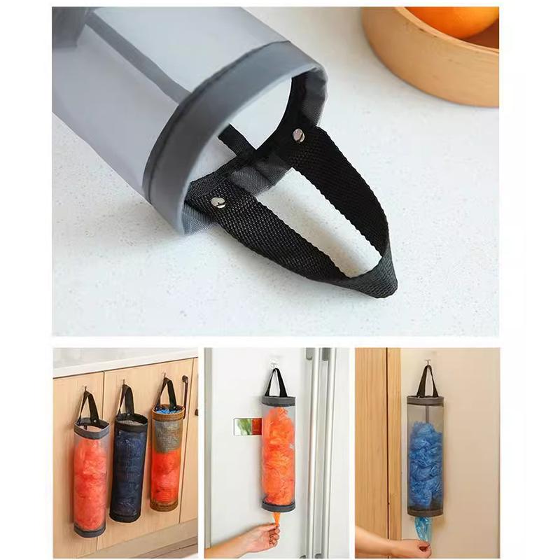Hanging Garbage Bag Storage Bag Kitchen Dispenser Garbage Wall Mounted Grocery Holder Home Organizers Storage Accessories