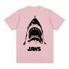 Jaws Vintage Tshirt Amity Island Welcomes You Shark fin Movie Cotton Men T shirt New Tee Tshirt Womens Tops
