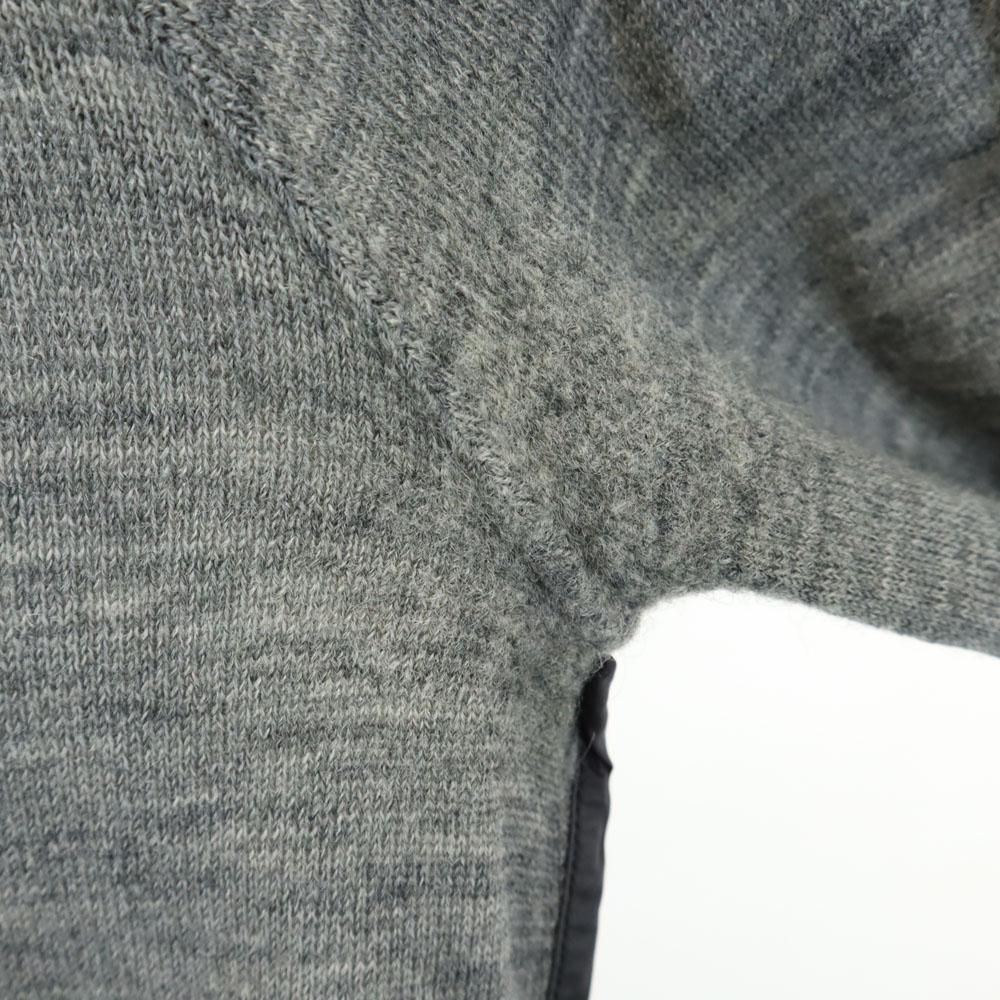 Prada Made In Italy Long Sleeve Sweater 42 Gray Knit Women Used