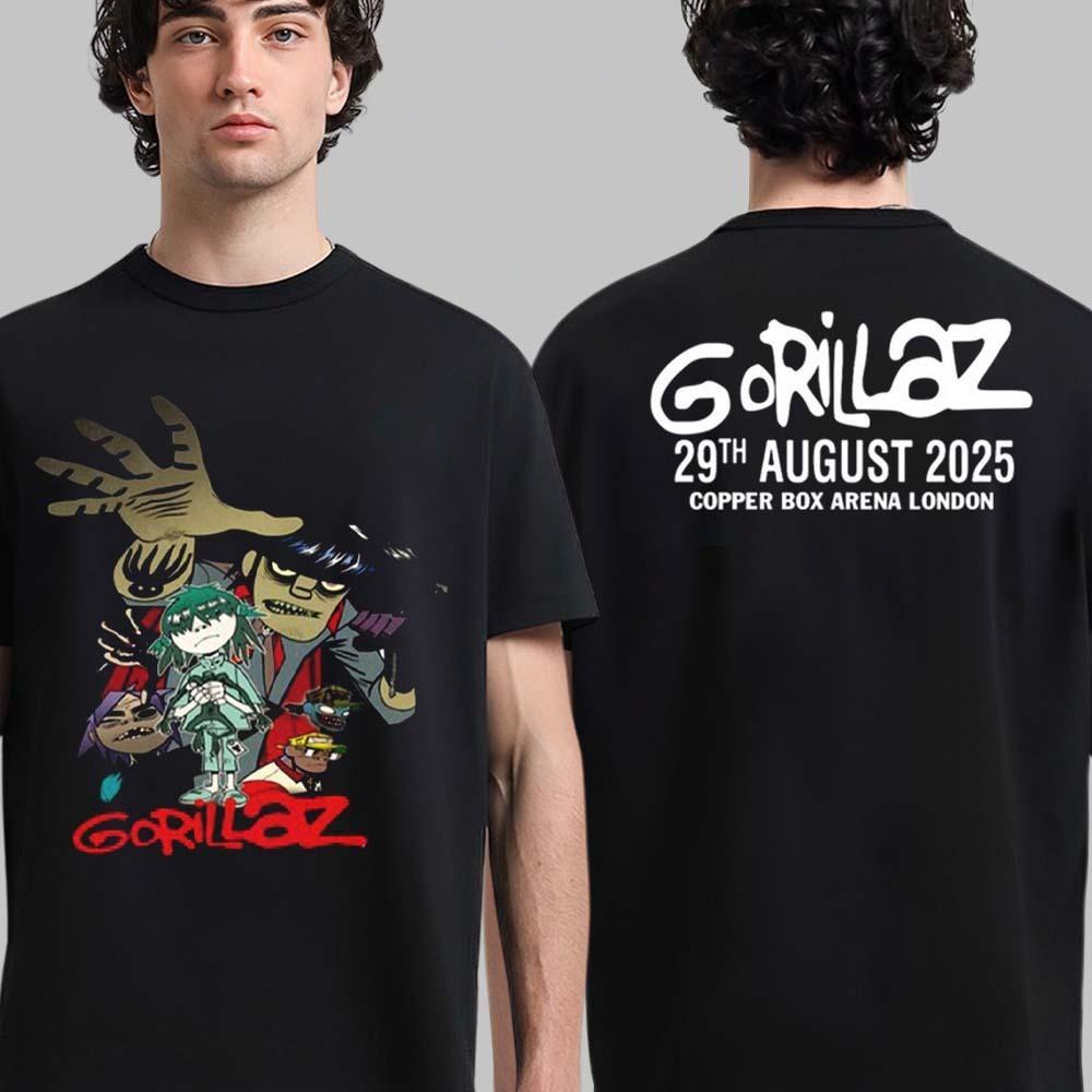 

Gorillaz Debut Performed In Full Live In London UK At Copper Box London Shirt S