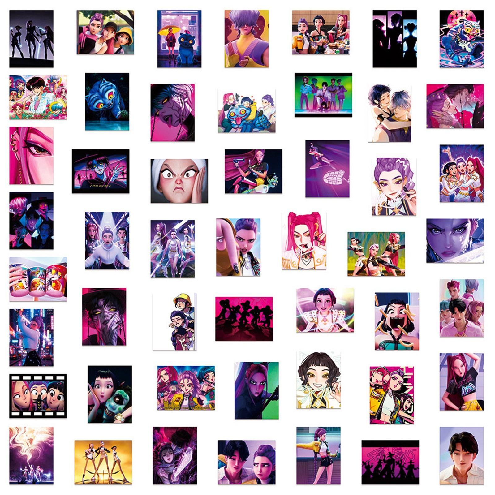 

51 шт. Детские декоративные наклейки для стакана с водой, чехла для телефона, багажа, компьютера, учетной записи One Size