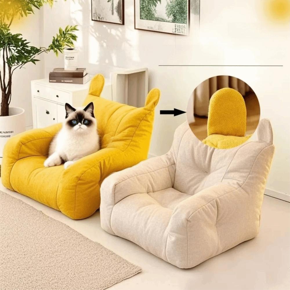 Storage Bag Lazy Sofa Soft Fabric Seating Furniture Bear Shaped Children's Bear Sofa Living Room