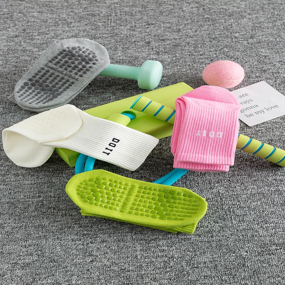 Breathable Yoga Socks Cotton Sports Socks Comfortable Dance Fitness Training Socks