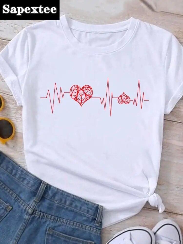 Graphic T Shirt Sunflower Butterfly Cute Summer Casual Clothing Short Sleeve Women Print Fashion Clothes Tee T-shirt FeUnisex Top