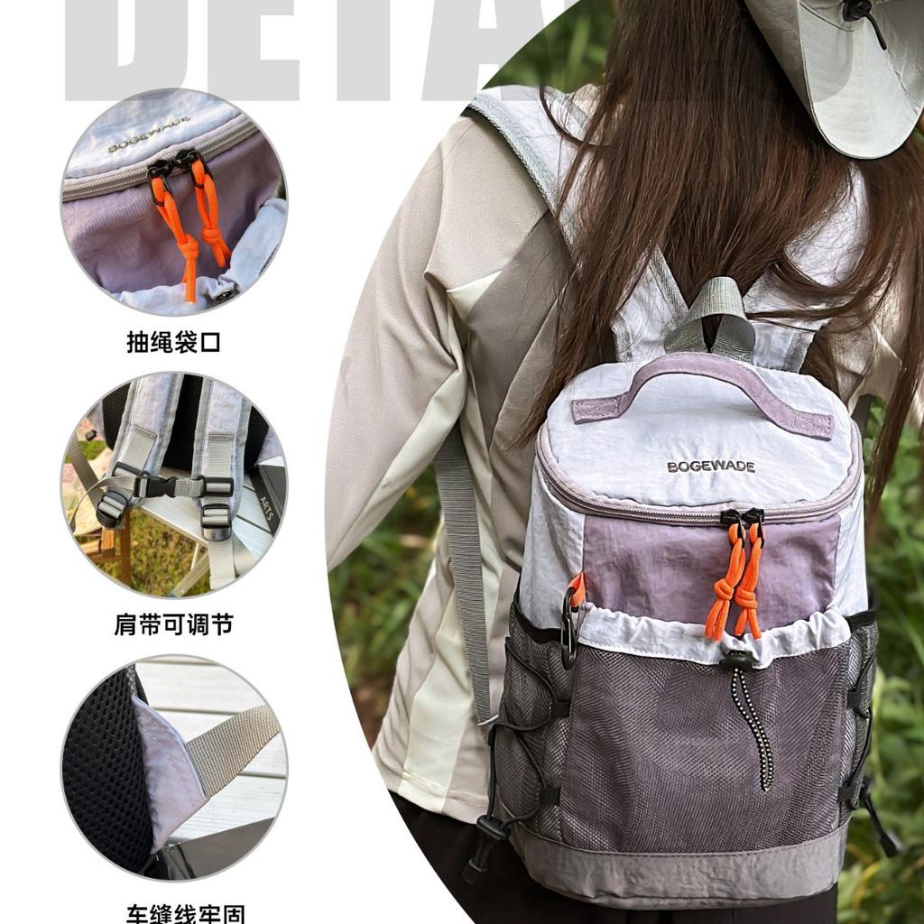 Schoolbag Backpack Women's 1011 New School Bag Outdoor Sports Hiking Backpack Hiking Bag Short Trip Bag Computer Bag Men