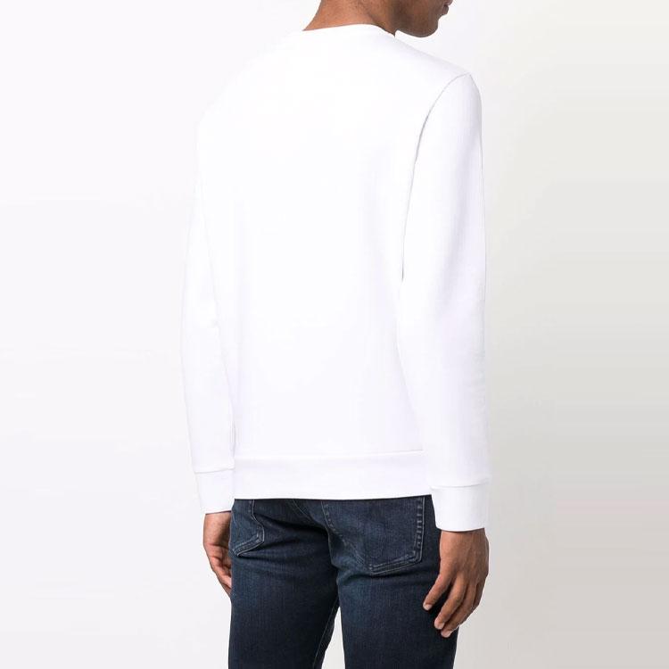 Emporio Armani Logo Crewneck Sweatshirt Men sweatshirt White 8N1MD1-1JHSZ-0100