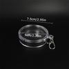 1PC Badge Star Transparent Pixiv Protective Cover Anime Merchandise Plastic Portable Pendant Collection Box Storage