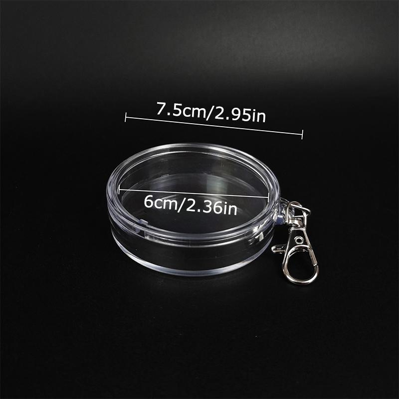 1PC Badge Star Transparent Pixiv Protective Cover Anime Merchandise Plastic Portable Pendant Collection Box Storage
