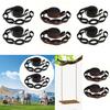 2Pcs Hammock Straps Lightweight Nylon Hanging Accessories 2M Tree Swing Straps for Outdoor Camping Hammock Garden Travel Swing