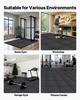 VEVOR Puzzle Exercise Mat, 12 PCS Fitness Equipment Mats, 610 X 610 X 20 Mm, High-Density EVA Foam Mats Set, Interlocking Rubber Soft Tiles