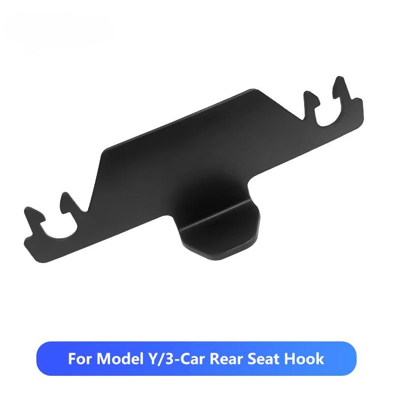Car Rear Seat Hook for Tesla Model 3 Y ABS Headrest Hanger Car Seat Organizer Holder Interior Storage Fastener Clip Accessories
