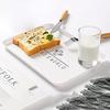 Serving Tray All-purpose Washable Plastic Rectangle Breakfast Fruit Bread Food Dish Gifts