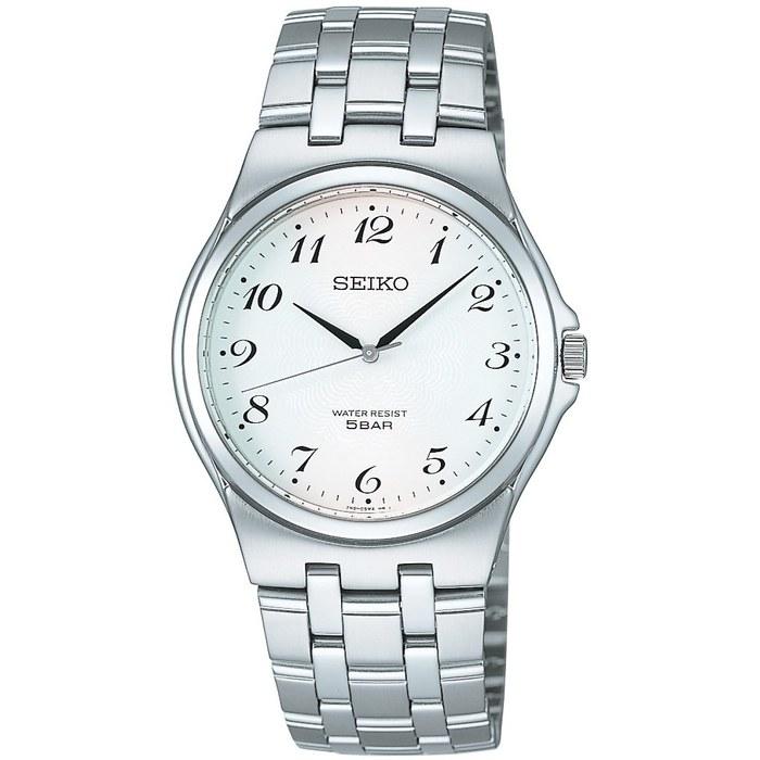 [Seiko] Spirit SCXP027 Men s Watch Silver/White (Arabic Numerals)