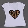 1Pc Reversible Change Color Sequins LOVE Letters Love Heart Sew on Patches for Clothes DIY Patch Applique Crafts