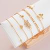Delicate Hollow Butterfly Anklet For Women, Cute Beach Foot Chain With Lace Pendant, New Ankle Bracelet