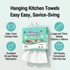 130-sheet Large Pack Household Kitchen Paper Towels Hanging Type Kitchen-specific Paper Towels for Direct Contact with Food