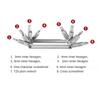 8 In 1 Bicycle Repair Tools Kit Motorcycle MTB Road Bike Screwdriver Tool Foldable Hex Spoke Wrench Mountain Road Bike Tool Set