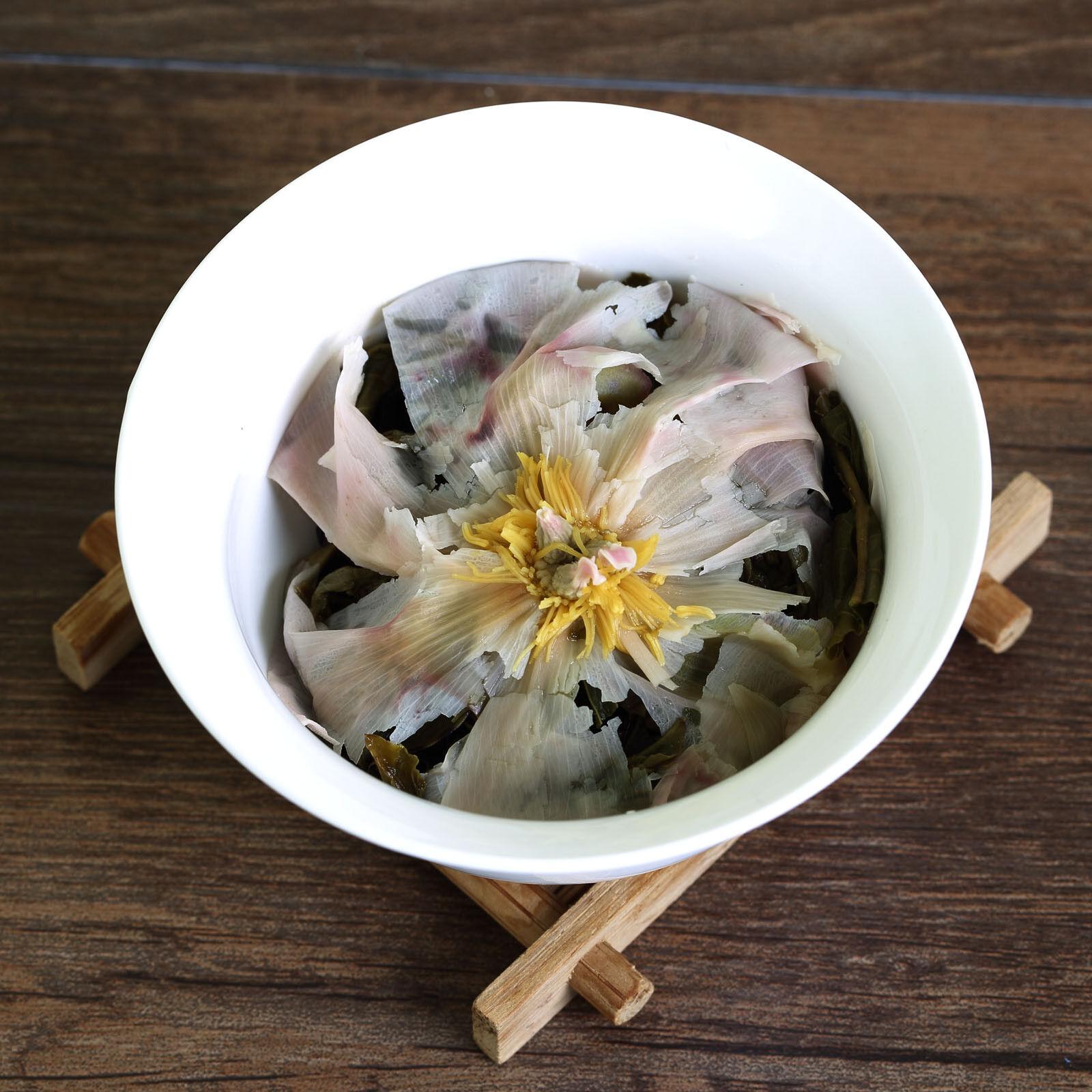 HELLOYOUNG 100г 2017 Цветок пиона Юньнань Булан Пуэр Пуэр Чай сырой шарик — фото 5