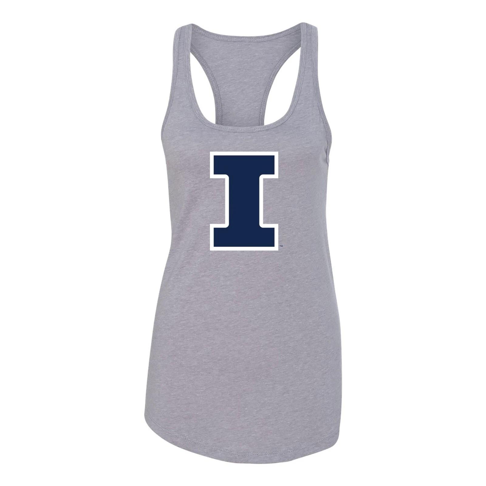 Illinois Fighting Illini Primary Logo Racerback Tank Top S