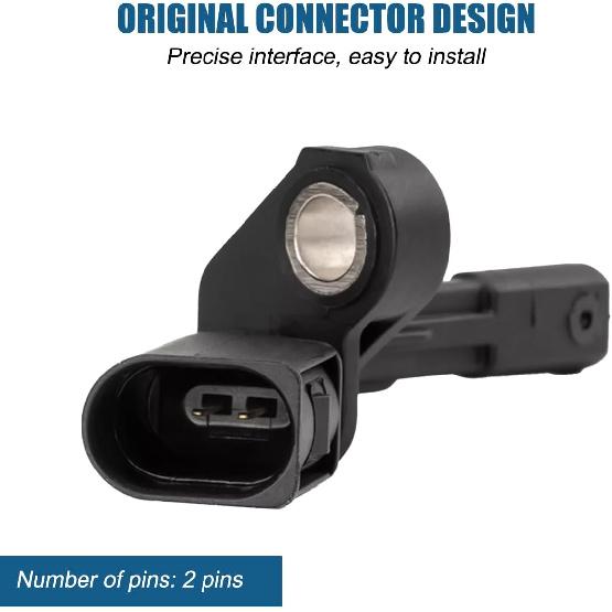 HZEL Car ABS Wheel Speed Sensor, 4 PCS Front Rear Right Left OEM# WHT003856 WHT003857 Vehicle ABS Tire Speed Sensor Replacement, Auto Accessories,