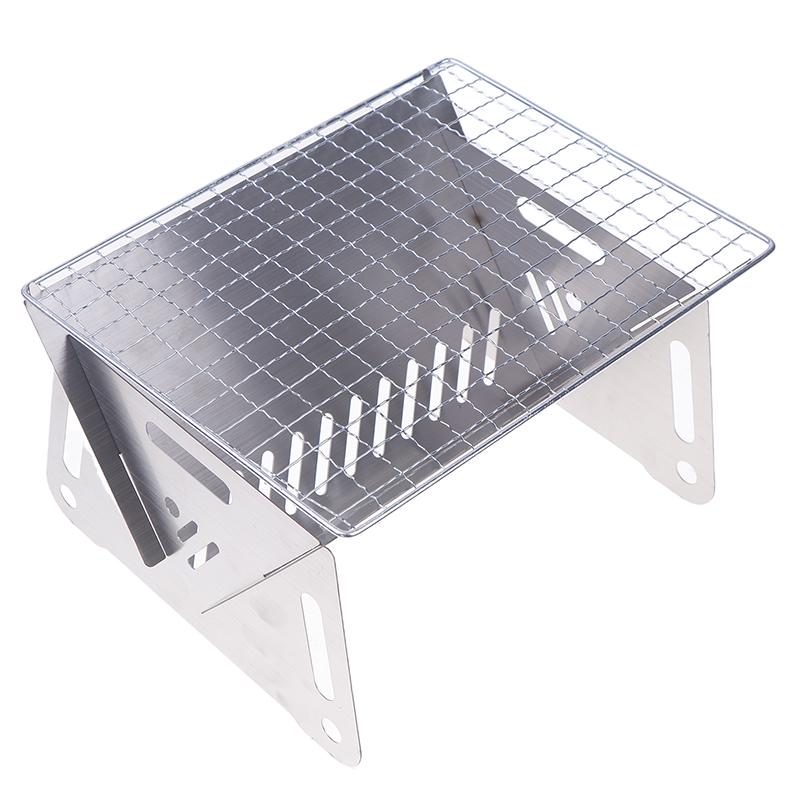 Churrasqueira dobrável multifuncional portátil, grelha para churrasco, aquecimento, fogões, camping, forno, aço inoxidável, fogão a lenha