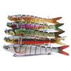 MUQZI Sports Accessory 13.7cm 27g Multi Jointed Fishing Artificial Lifelike Lure Wobbler Swim Bait