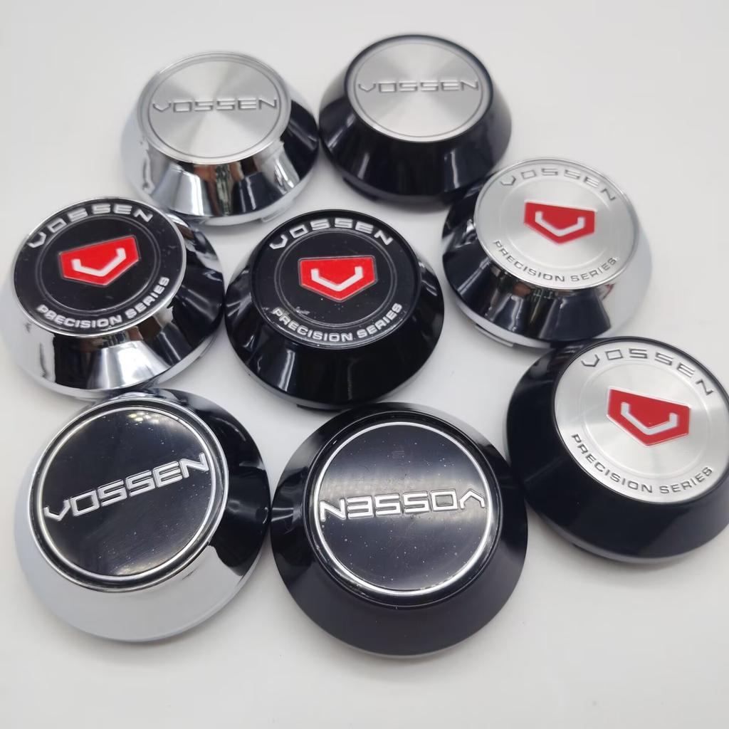 4Pcs/set Vossen Logo Centre Caps For Rims 60mm 64mm 65mm 68mm 69mm Wheel Hub Caps Wheel Covers Car Rims Tire Accessories