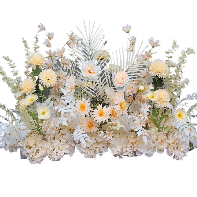 Eukalyptus Seide Hochzeitsmittelstück: Dekoration für den Gang und die Bühne in Töpfen