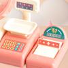 Kids Cash Register Pretend Play Toy Playhouse Roleplay Toy Realistic Checkout Counter Education Toy for Children 4 5 6