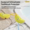 Banana Cover for Toothbrush Compact and Convenient Toothbrush Protector Travel Toothbrush Toothpaste Storage Box LXYJSN06